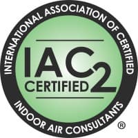 IAC2 Certified, Indoor Air Consultant (Mold & Radon) certification